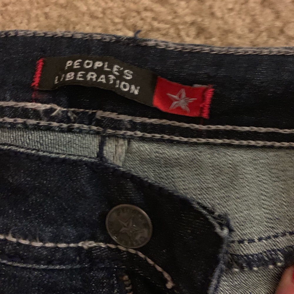 NWOT People’s Liberation Dark Stretch Skinny Jeans - Picture 5 of 8